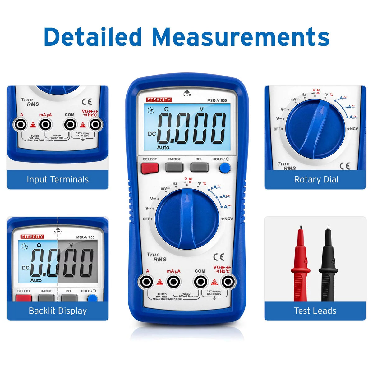 6000 Counts Digital Multimeter G284