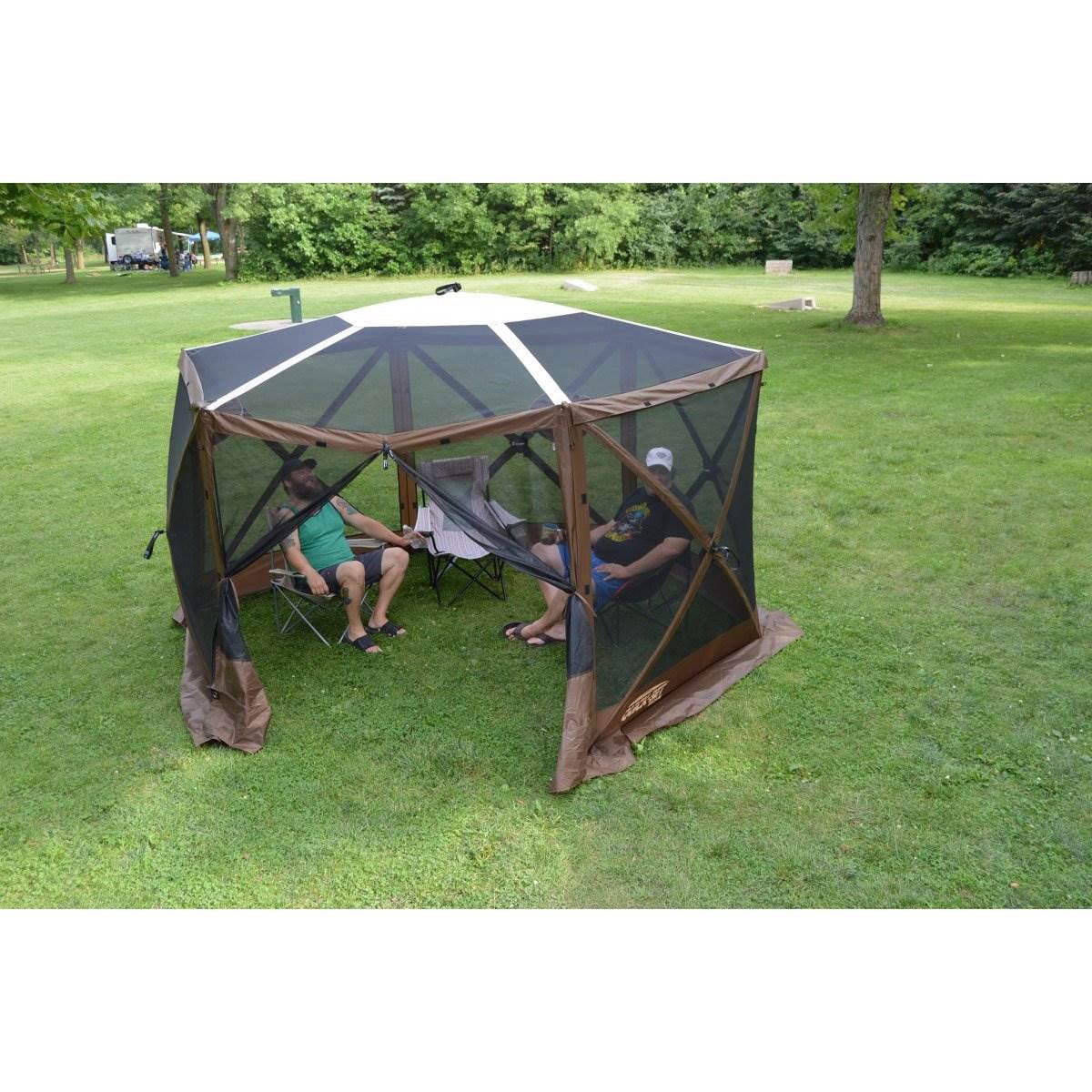 Portable Gazebo with Wind and Sun Panel, Rain Fly P960476