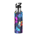 20 oz Insulated Stainless Steel Water Bottle with Straw Lid I722