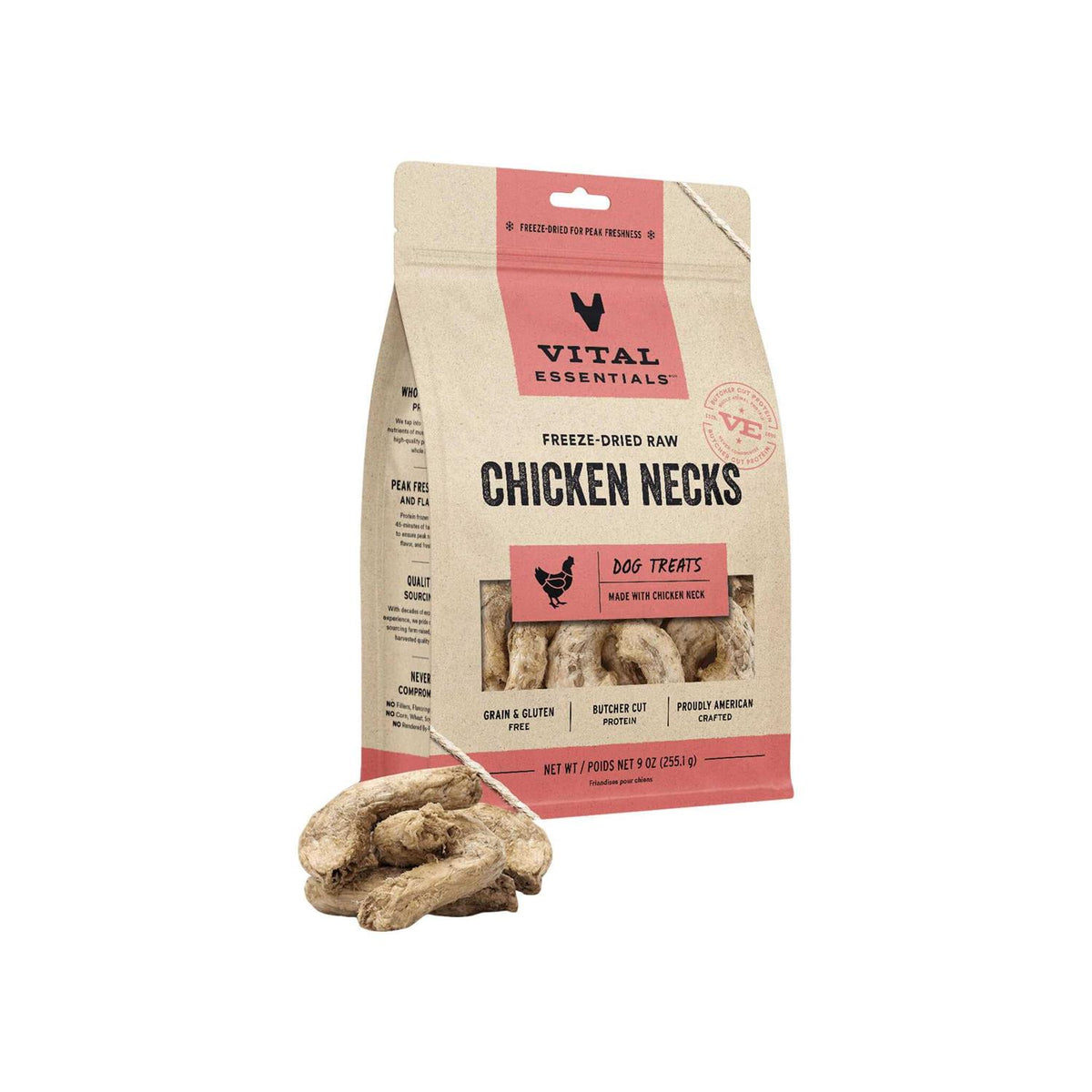 Chicken Necks Freeze-Dried Dog Treats E860774