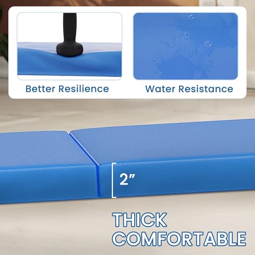 2" Thick Folding Exercise Mat with Carrying Handles O6969