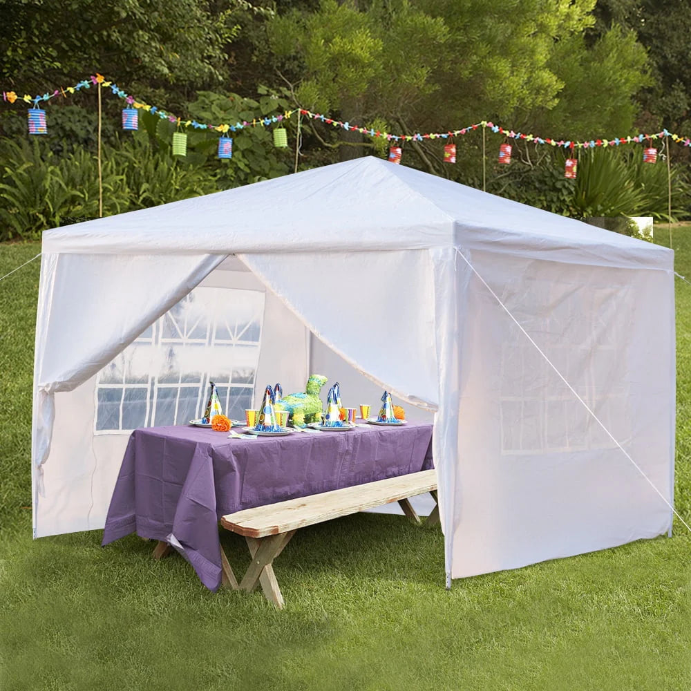 10' x 10' White 4 Sides Waterproof Tent K304