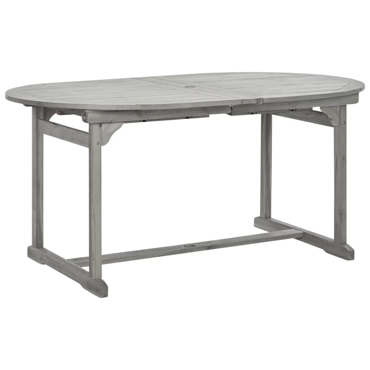 7 Piece Gray Acacia Wood Outdoor Dining Set G9681