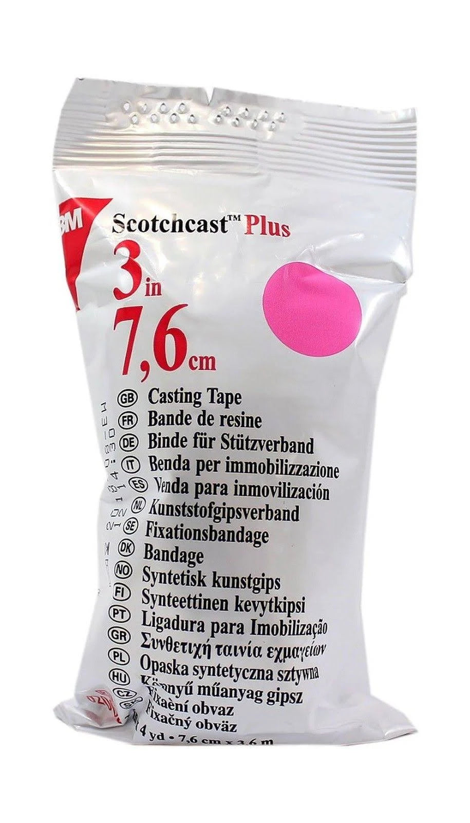 Pink Scotchcast Plus Casting Tape 3x22 x 4 Yards K853