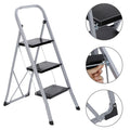 3 Step Folding Step Stool 330lbs Capacity V937294