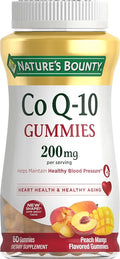 CoQ10 200mg Peach Mango Flavor Gummies 60 Count T9691