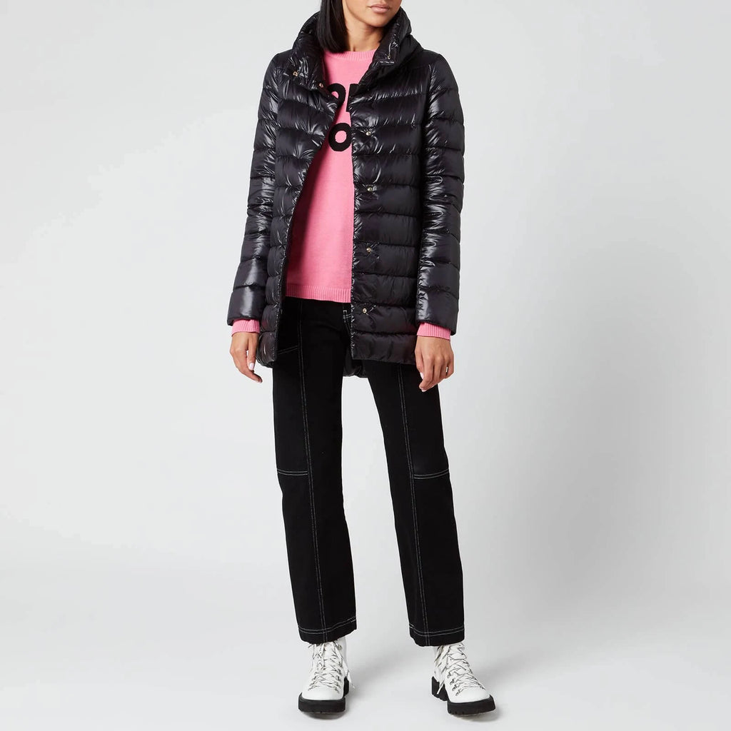 Black Down Coat V7193