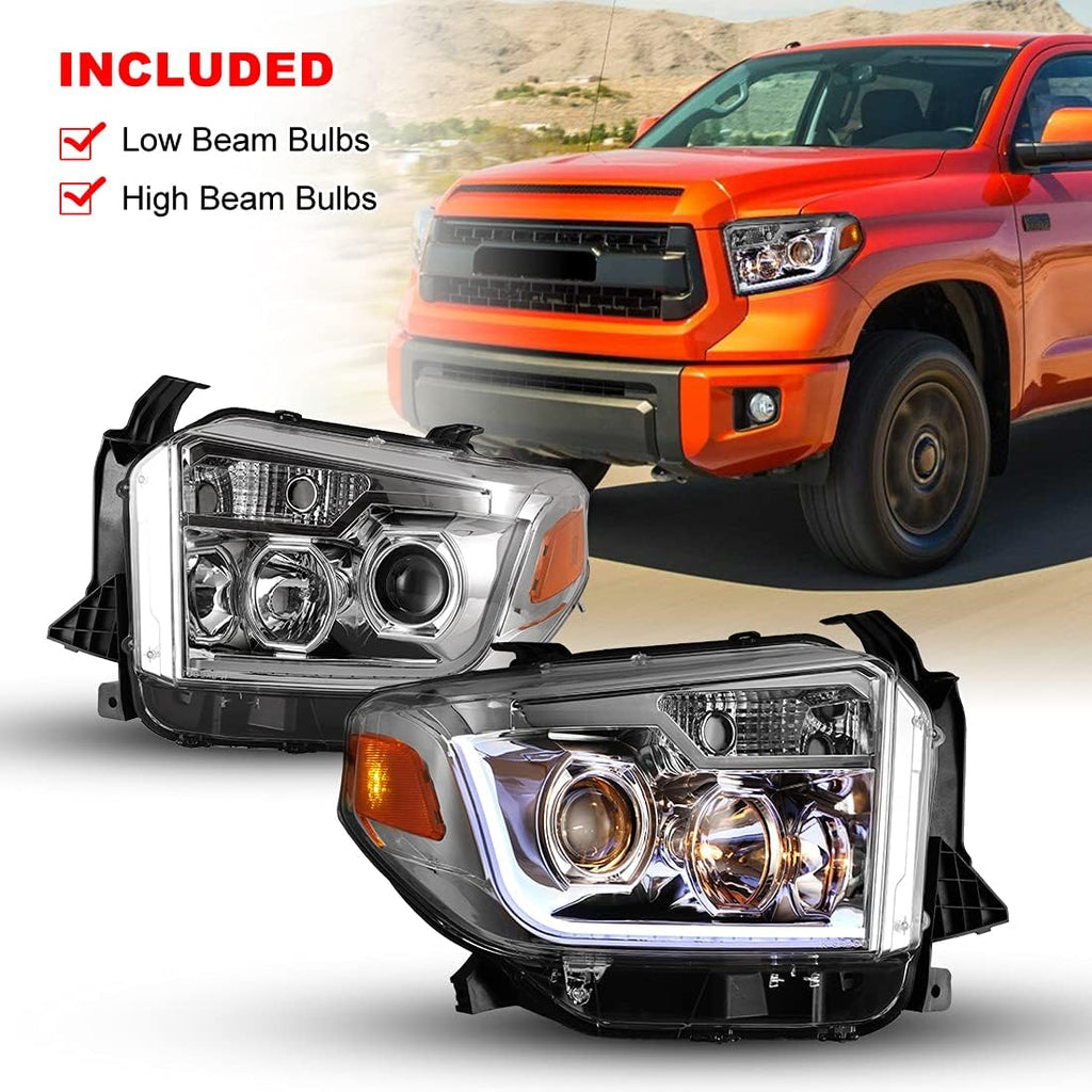 Projector LED Headlights Set for 2014-2017 Toyota Tundra I43063