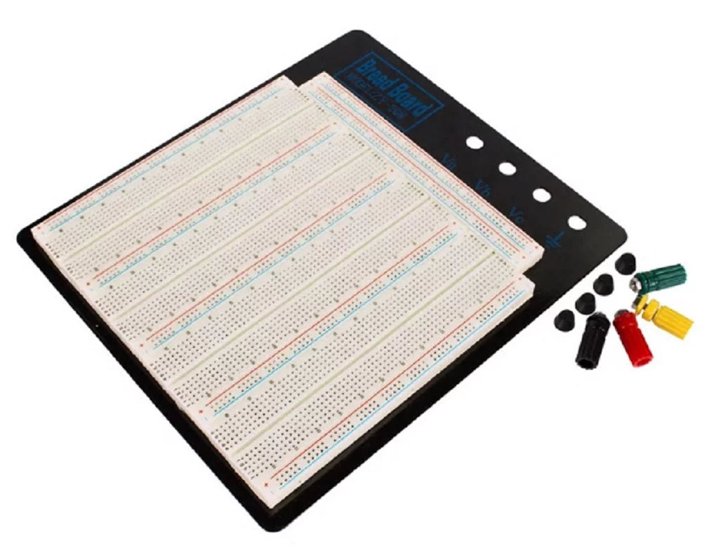 Externally Powered Solderless Breadboard with Jumper Wires and Power Module J3553
