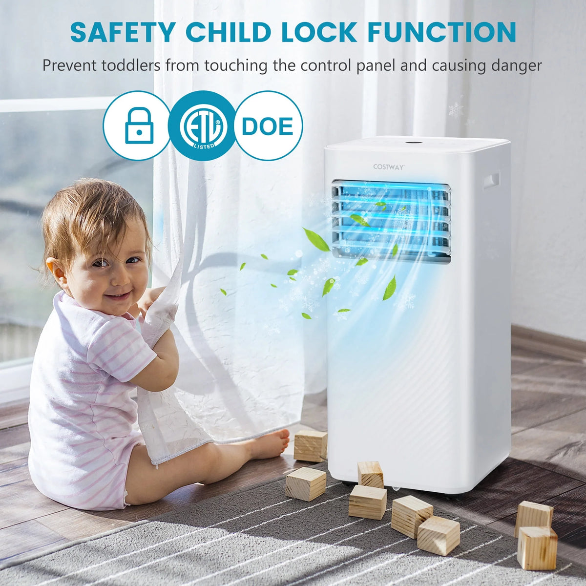 10000 BTU Portable Air Conditioner U634