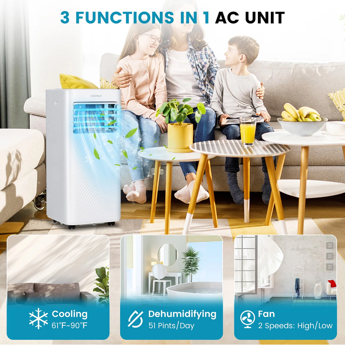 10000 BTU Portable Air Conditioner U634