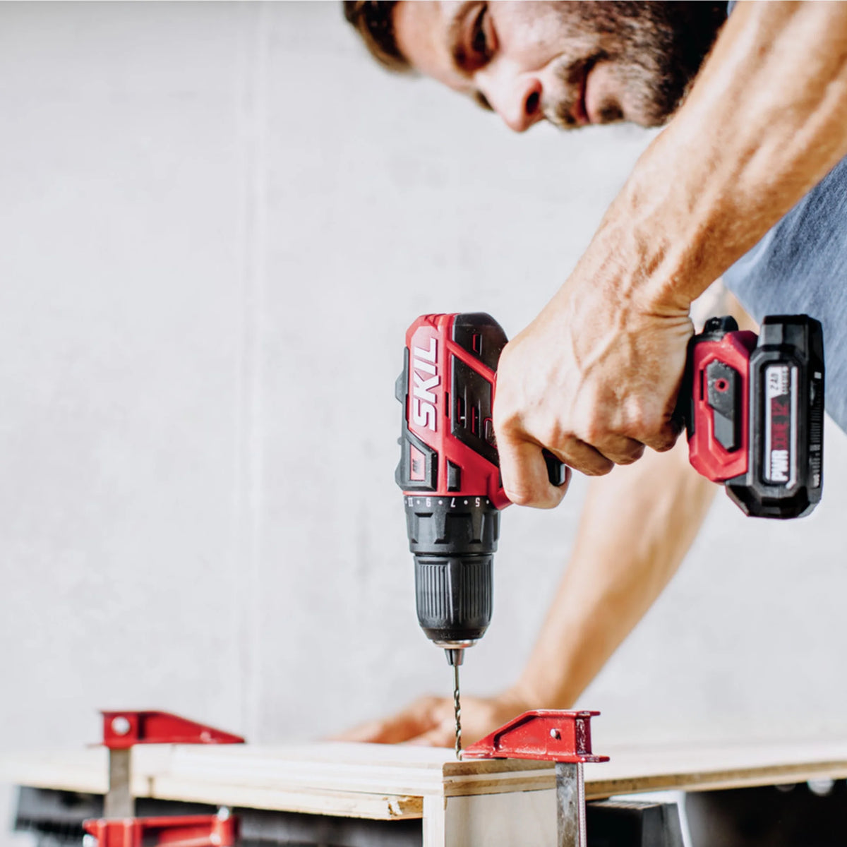 12 Volt Cordless Drill Driver and Impact Driver Kit with two 2.0Ah Batteries and Charger H148927
