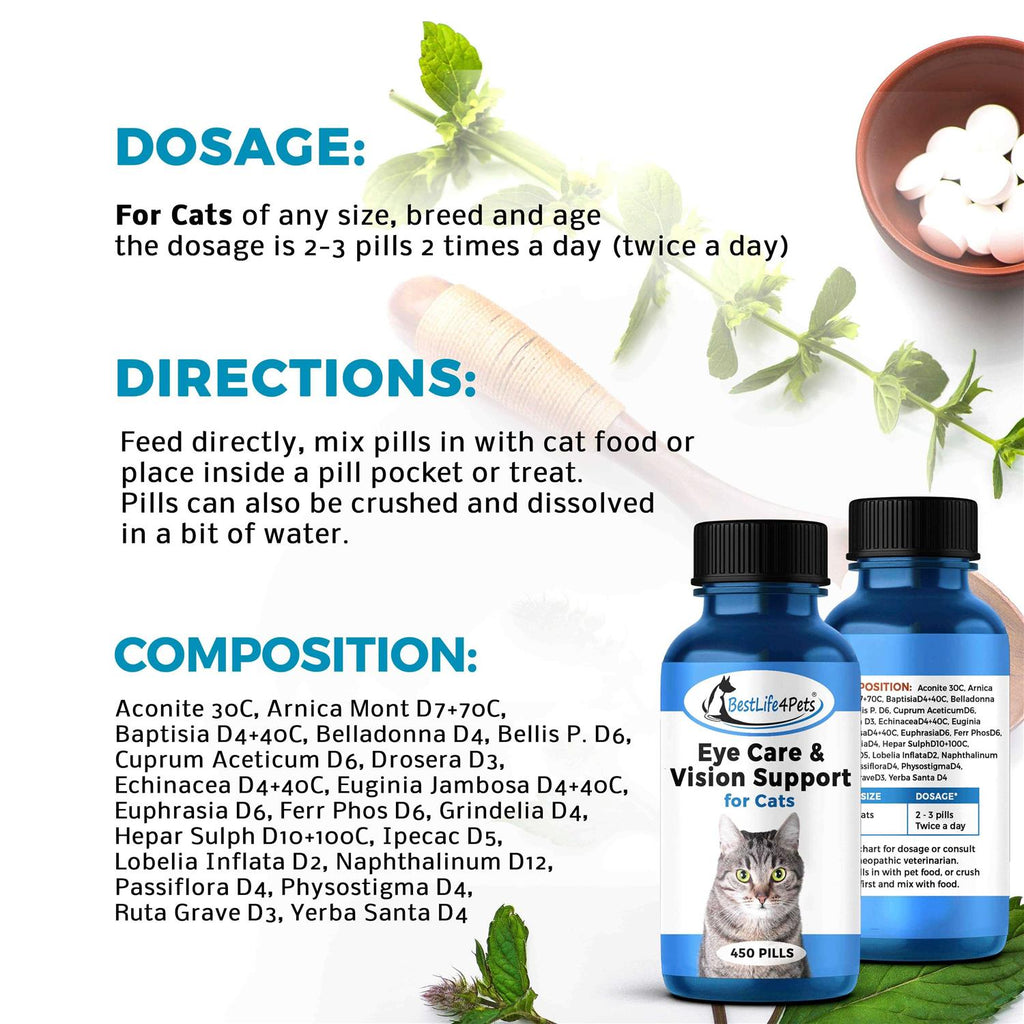 Eye Care and Vision Support for Cats D1524