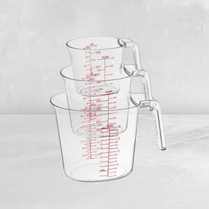 3 Pc Plastic Measuring Cup Set J148