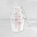 3 Pc Plastic Measuring Cup Set J148