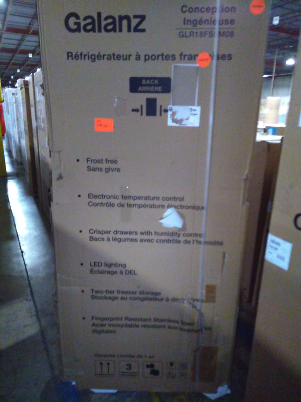 18 Cu. Ft. French Door Refrigerator H6803
