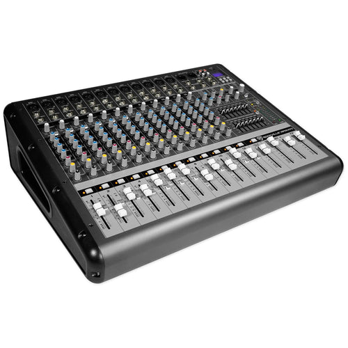 14-Channel 6000W Powered Mixer with USB and Effects D710261