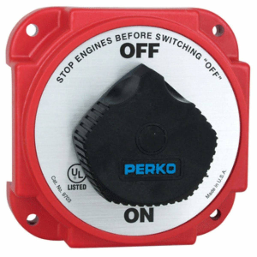 Heavy Duty Battery Disconnect Switch with Alternator Field Disconnect D815686