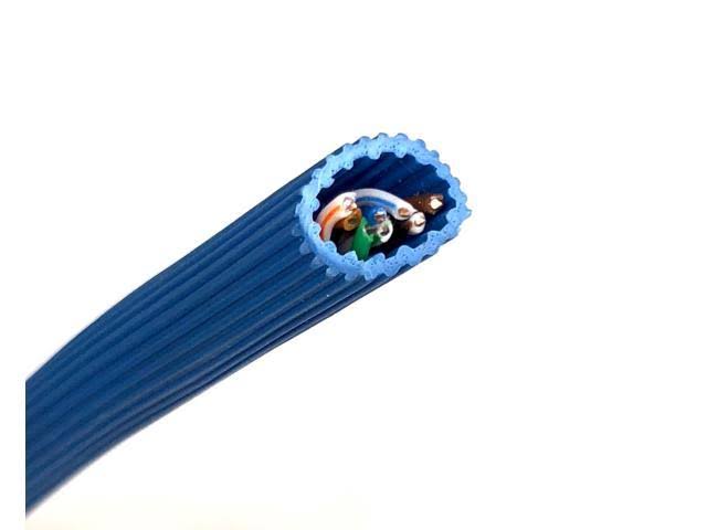 100-Meter Cat 6A UTP Bulk Cable - Blue W7607