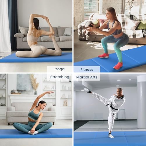 2" Thick Folding Exercise Mat with Carrying Handles O6969