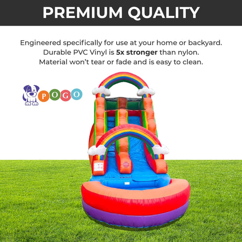 15 ft Inflatable Water Slide with Blower J237012