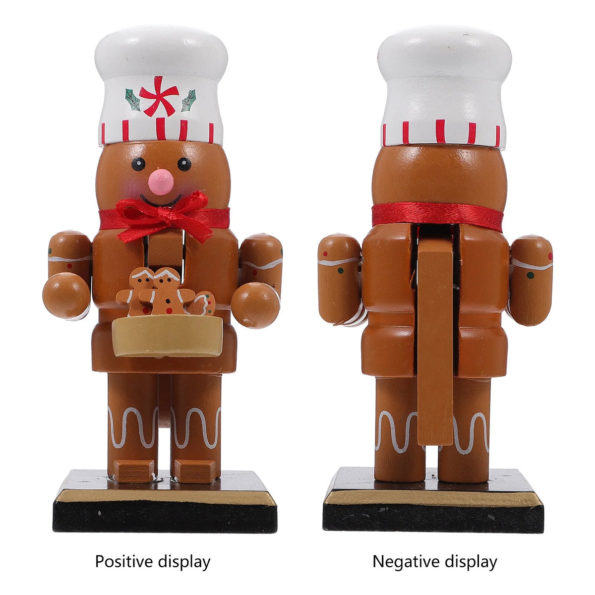 Wooden Nutcracker Gingerbread Man Christmas Tree Ornament C99847