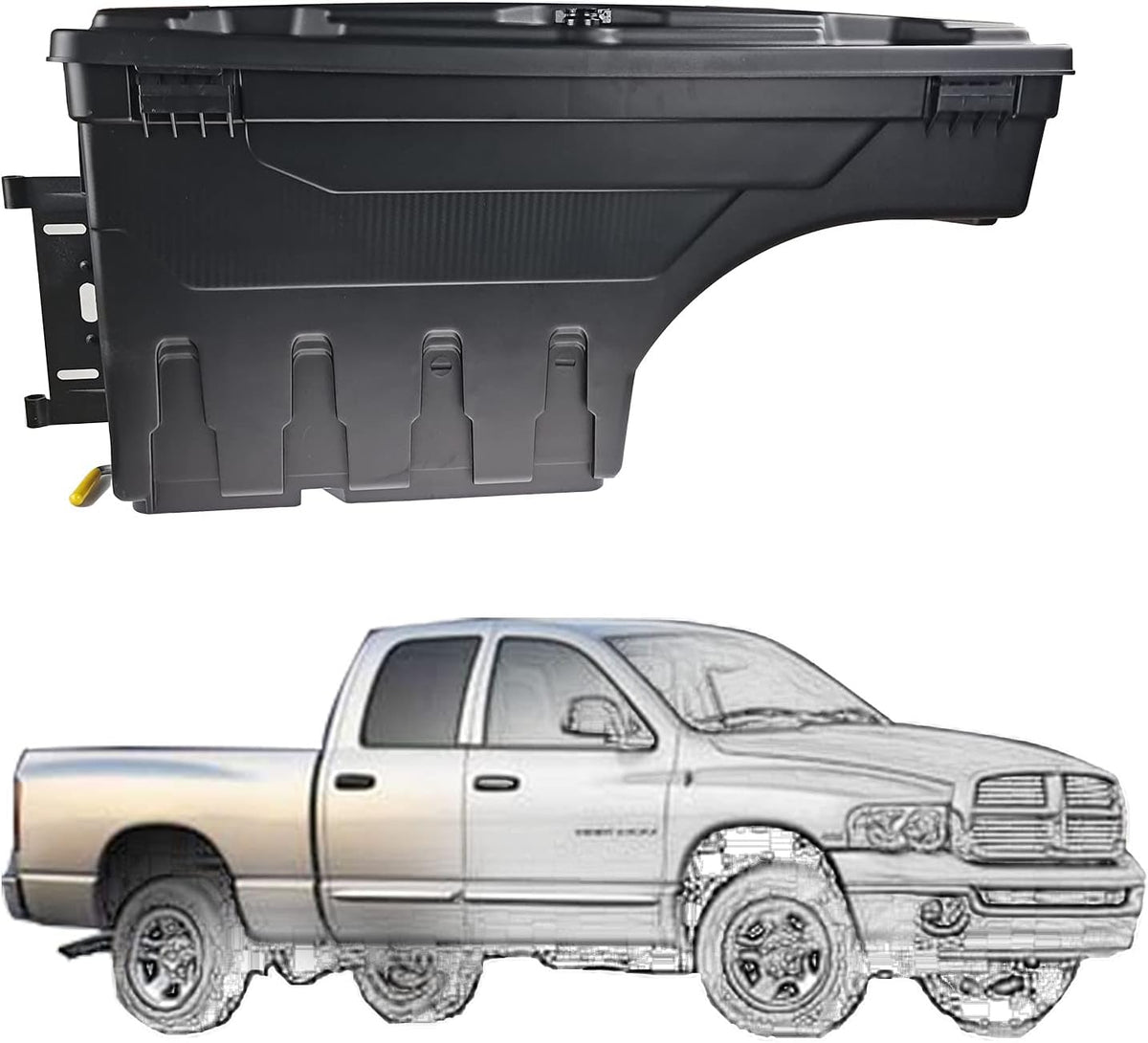 Truck Bed Storage Box Tool Box E8373