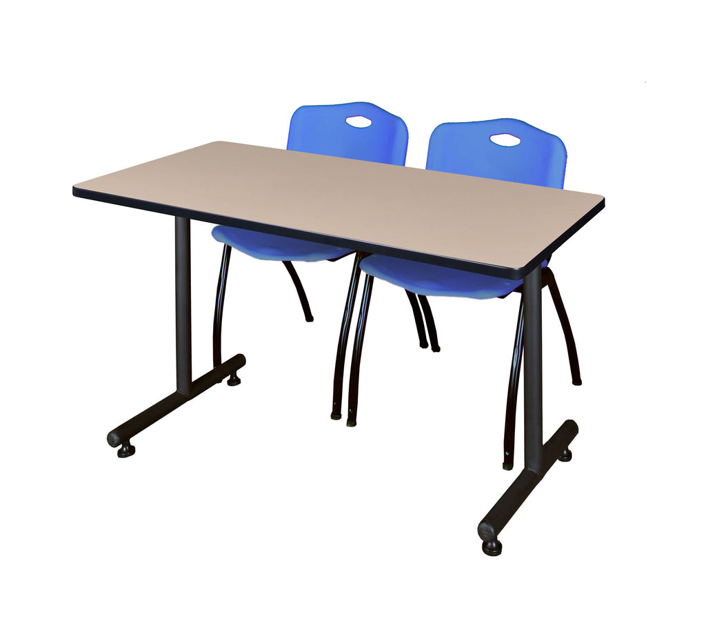 Kobe Training Table with 2 Stack Chairs H54894