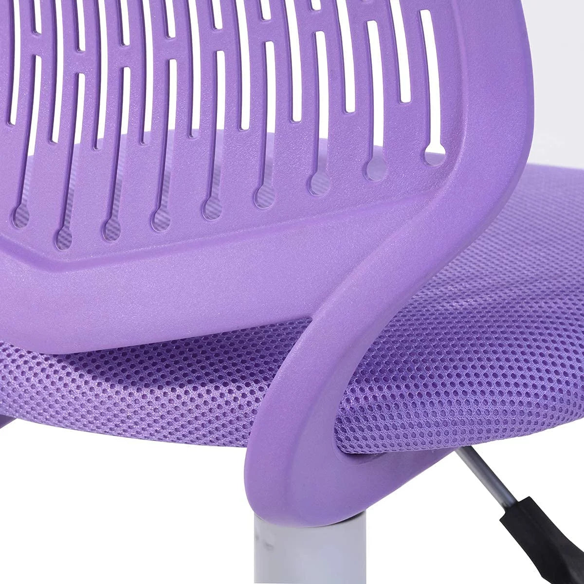 Purple Fabric Task Chair Height Adjustable X80311