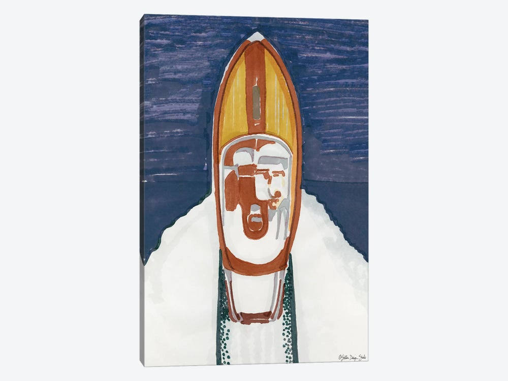 Water Ski Show II Canvas Art Print Z205848