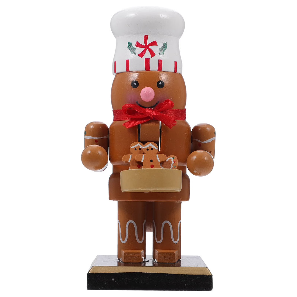 Wooden Nutcracker Gingerbread Man Christmas Tree Ornament C99847