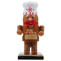 Wooden Nutcracker Gingerbread Man Christmas Tree Ornament C99847
