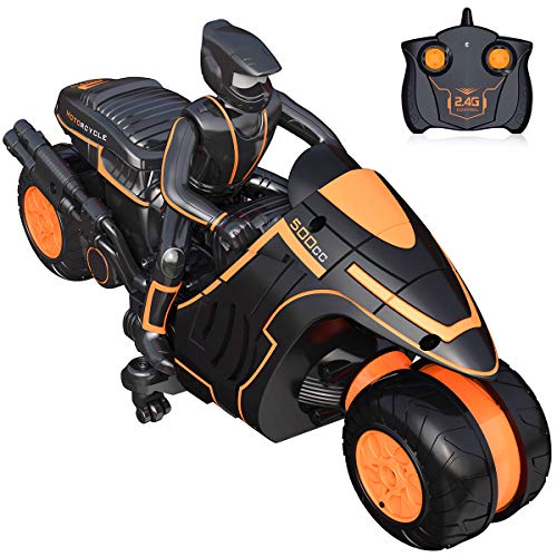 Remote Control Motorcycles 2WD High Speed 2.4Ghz with Riding Figure D376
