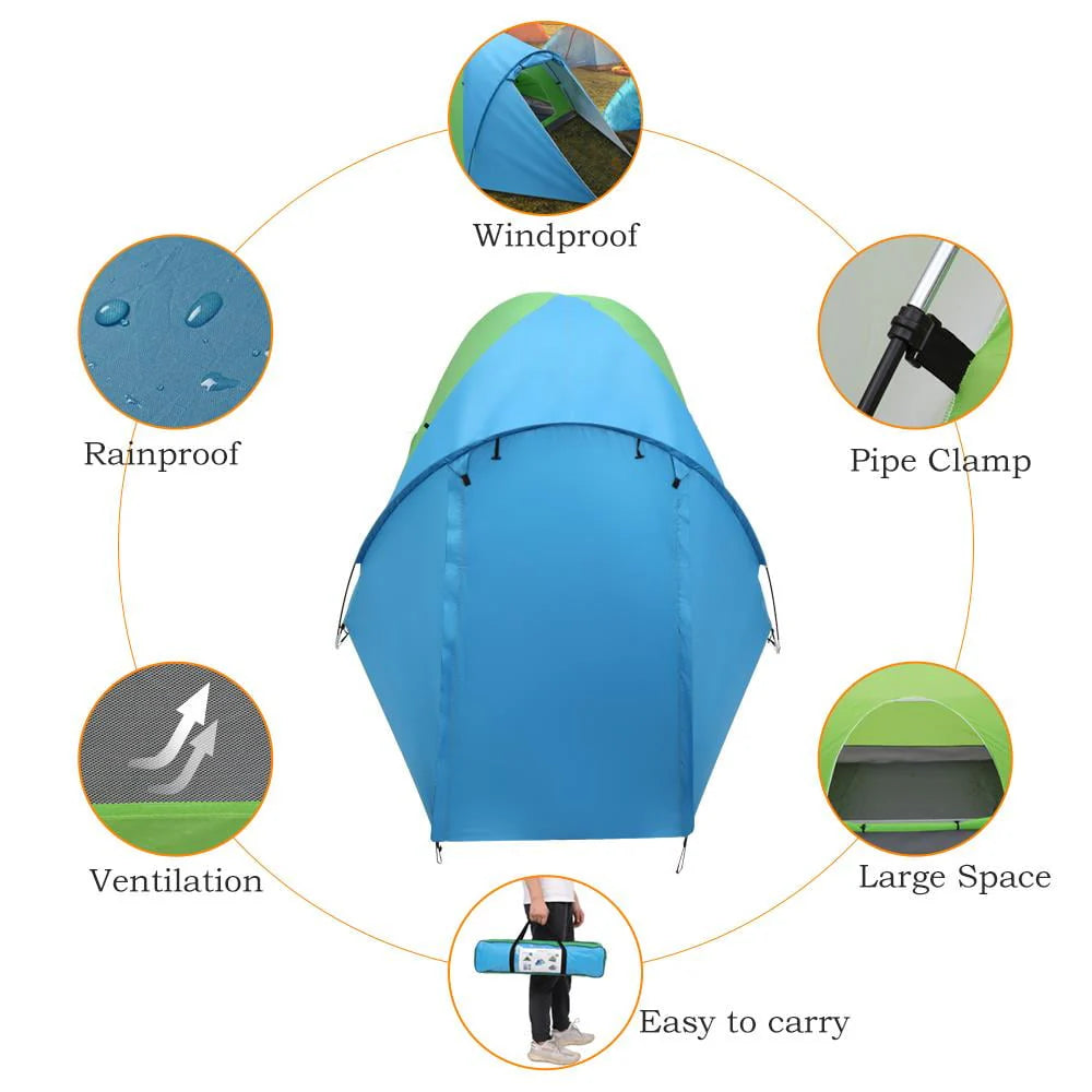 Blue Green Oxford Fabric Single Person Tent J50366