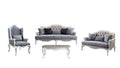 Beige Fabric 4pcs Living Room Set V484547