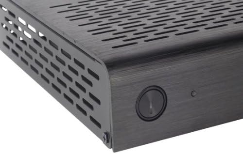 Black Aluminum Top Cover Steel Body Mini-ITX HTPC Case Pack of 2 B5339