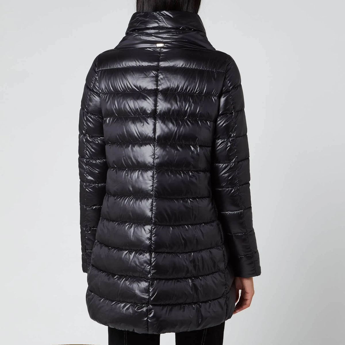 Black Down Coat V7193