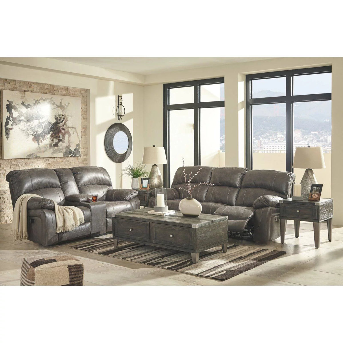 Power Reclining Sofa in Steel N556356