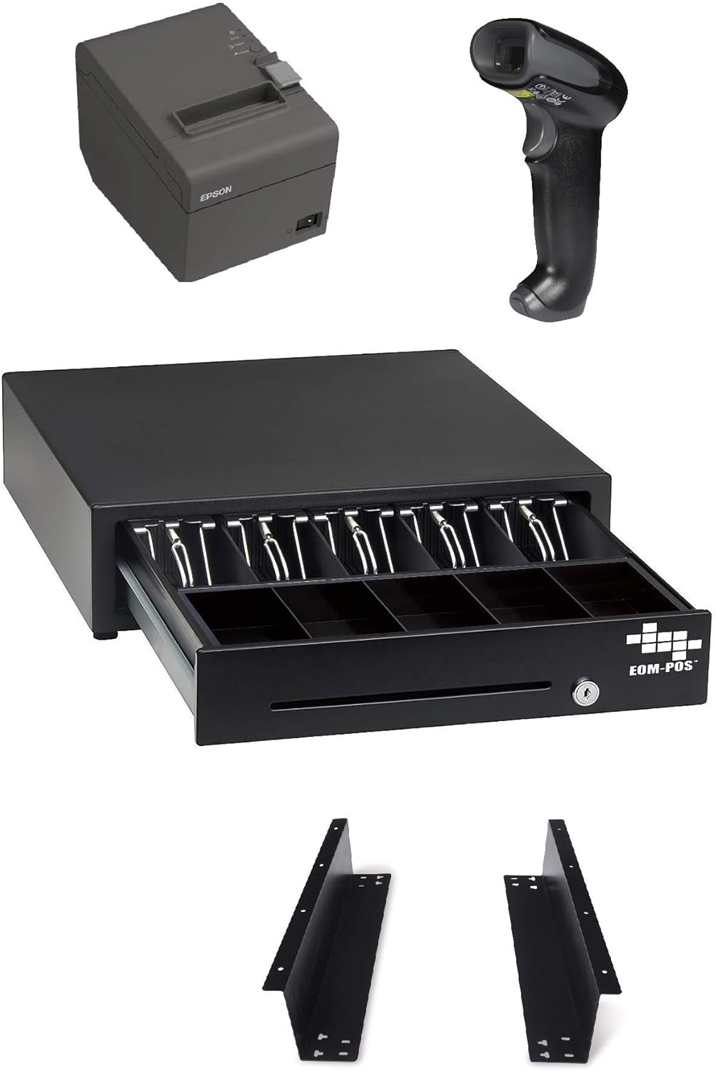 Cash Drawer, Thermal Receipt Printer, Barcode Scanner B308