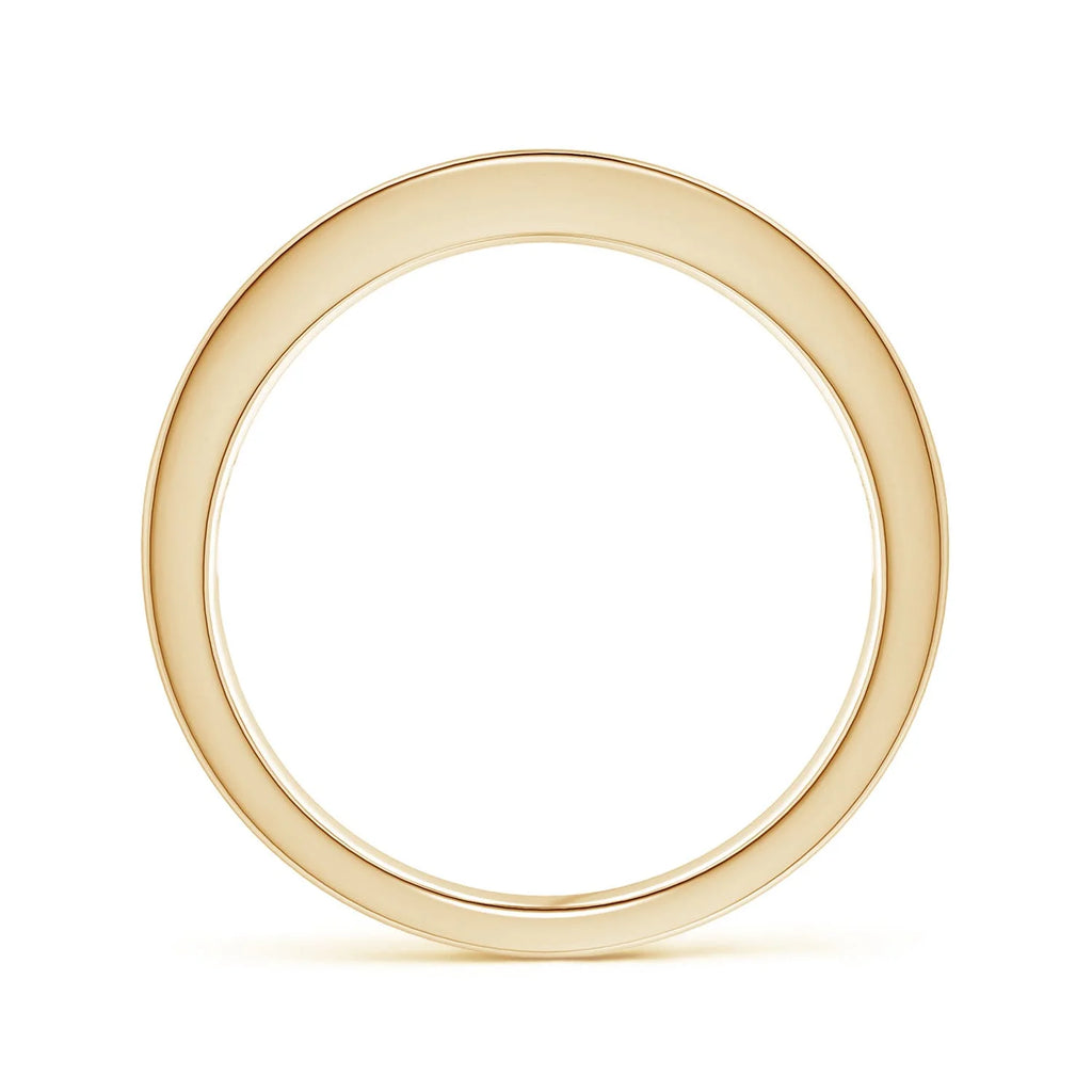 Natural Emerald Ring in 14K Yellow Gold, Size 6, 2mm R394025