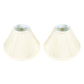 Eggshell 6x16x10 Lamp Shade Set of 2 G10642