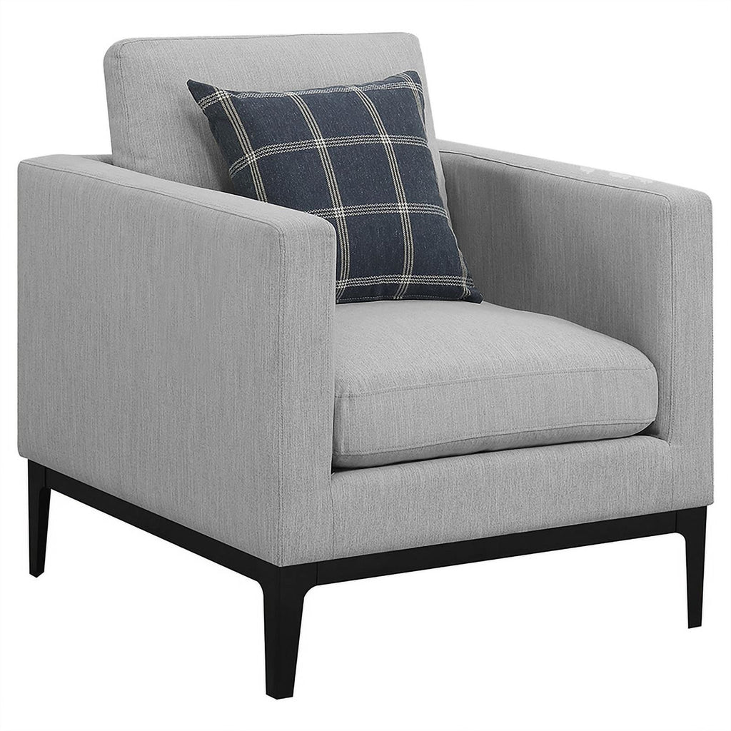 3-piece Fabric Living Room Set in Light Gray F946189