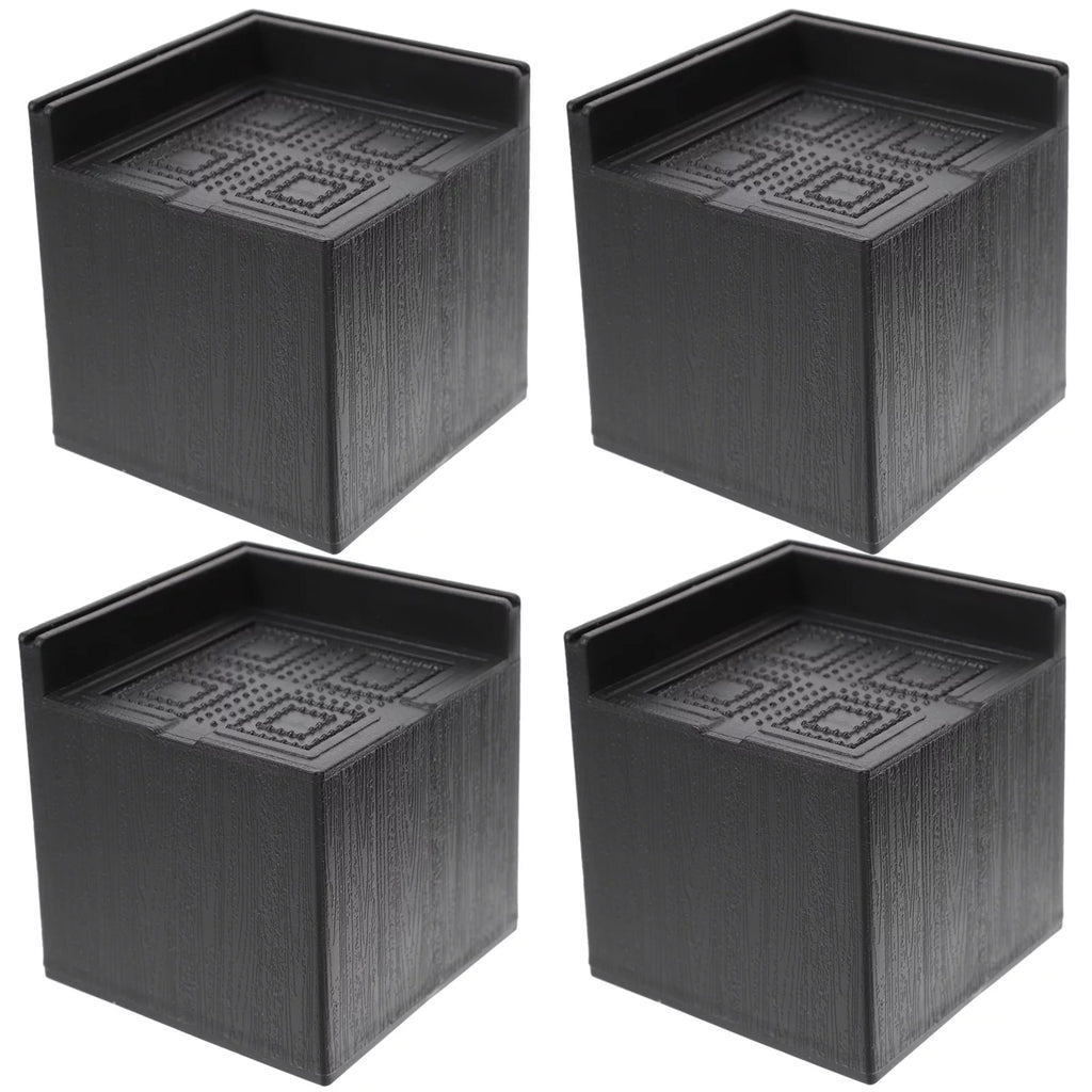 4pcs Square Rubber Furniture Risers P23043