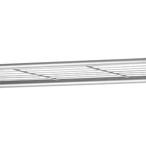 Silver and Black Double Rod Closet System T464871