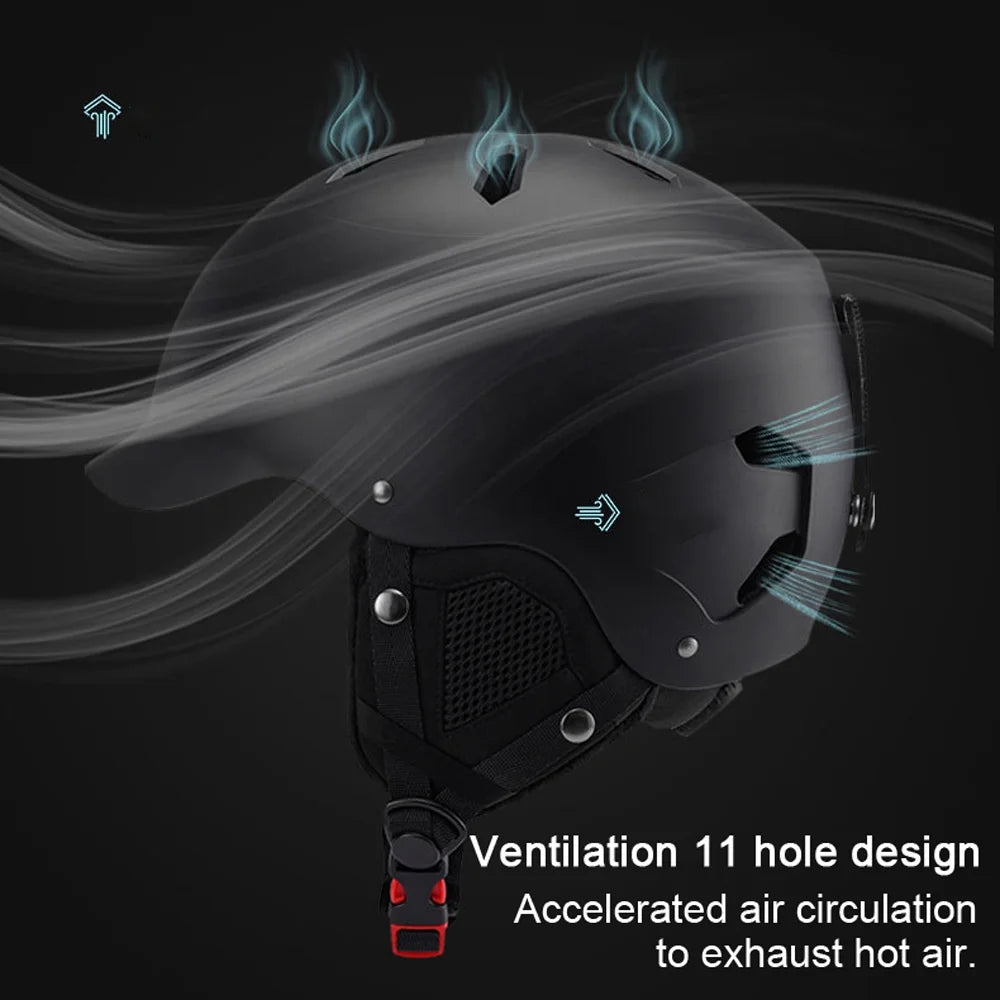 Winter Warm Cycling Helmets with Adjustable Safety M317509