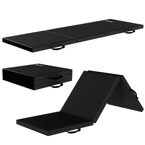 2" Thick Folding Exercise Mat with Carrying Handles O6969