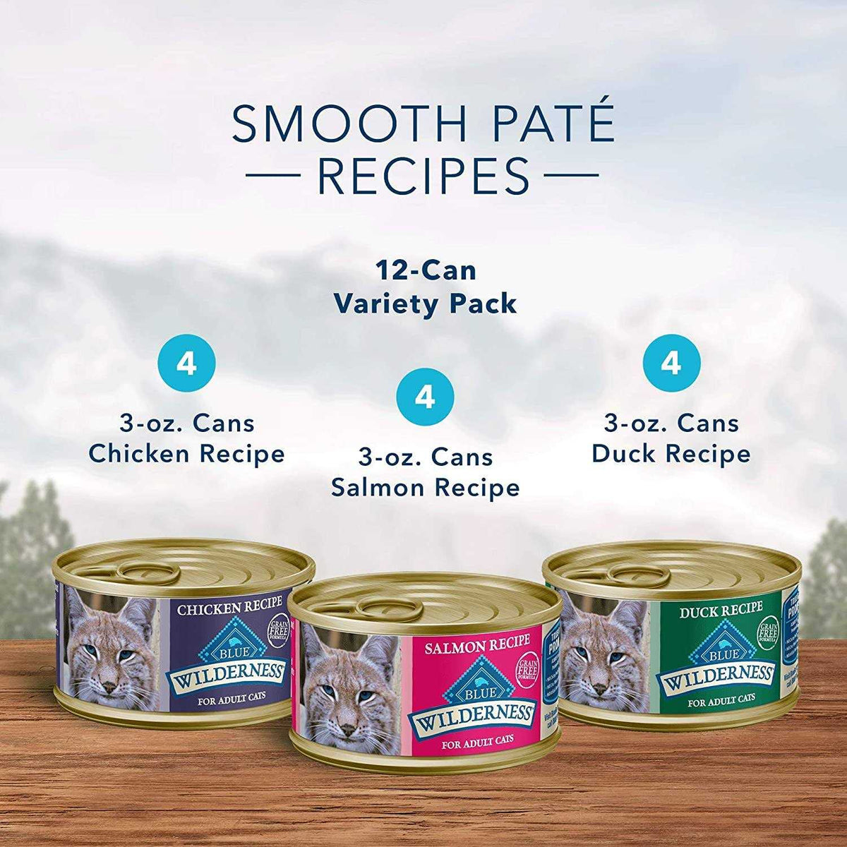 Wet Cat Food Variety Pack O482