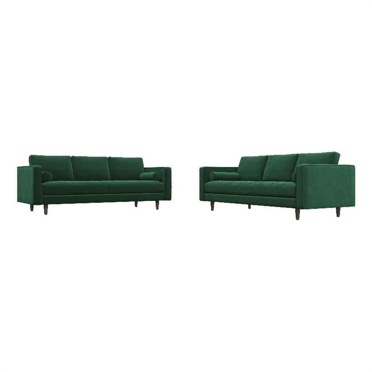 Green Velvet Sofa Set I24636
