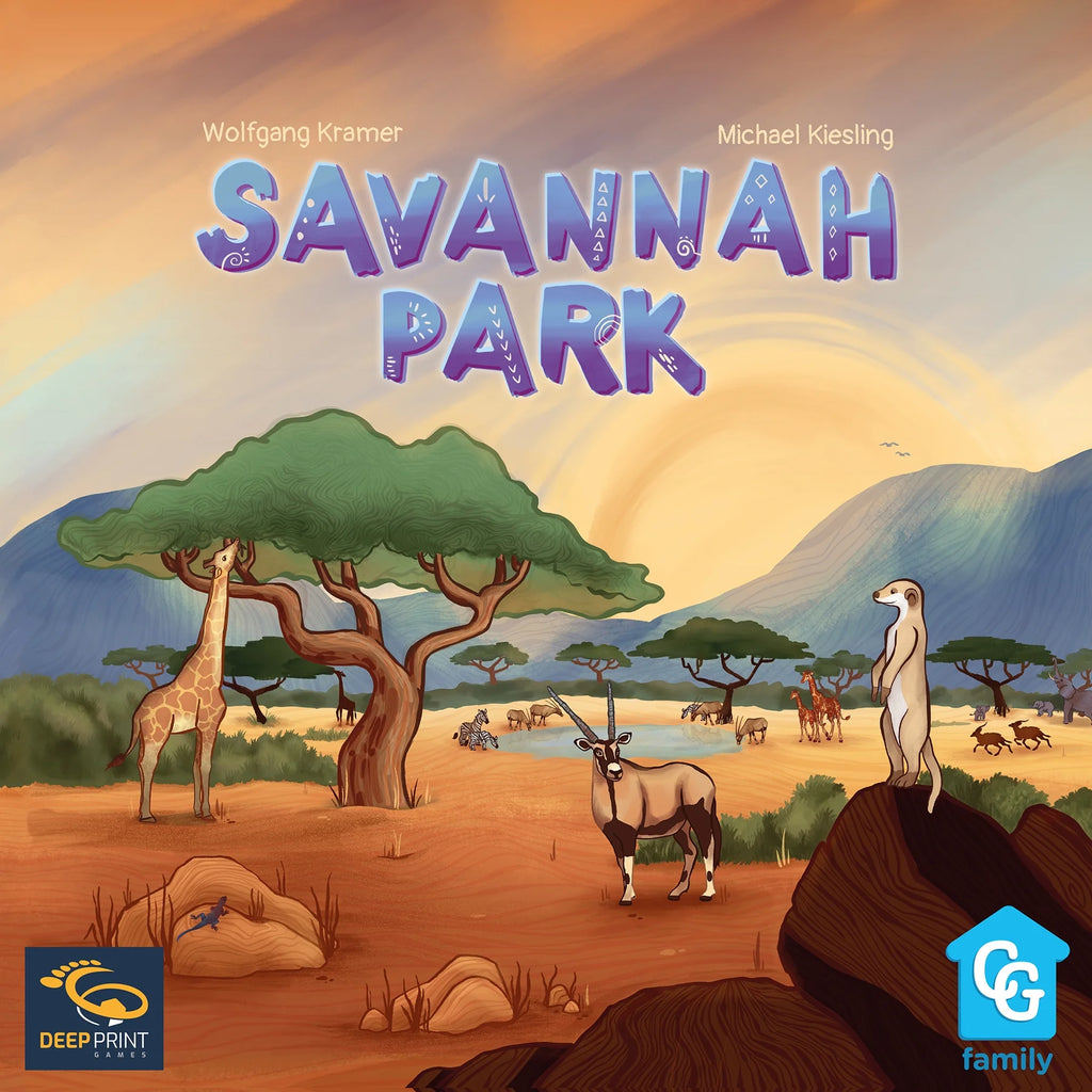 Savannah Park Family Strategy Board Game K565
