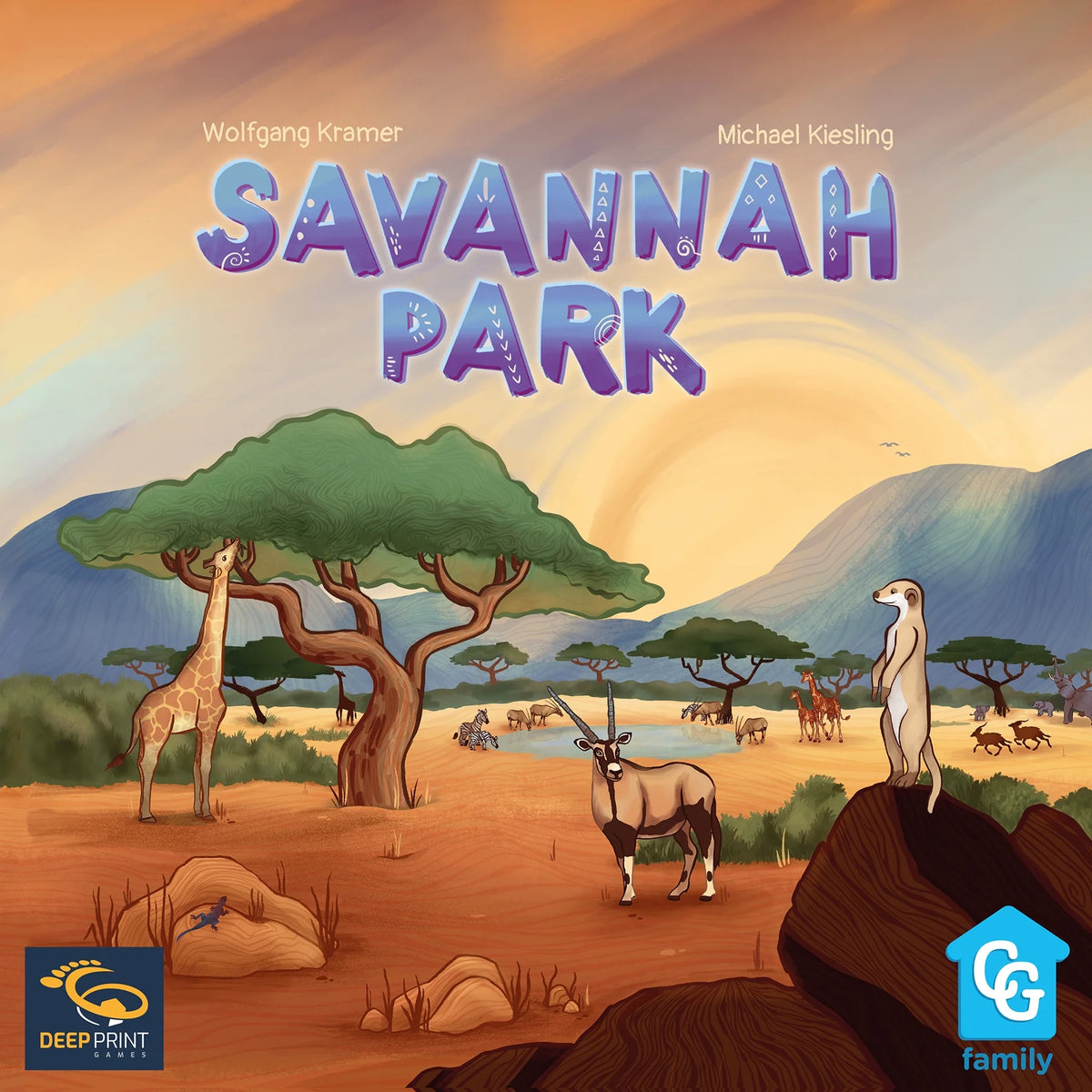 Savannah Park Family Strategy Board Game K565